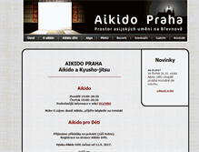 Tablet Screenshot of aikidopraha.cz